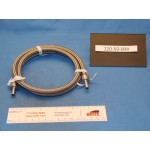 Hose, 38", Stainless Steel