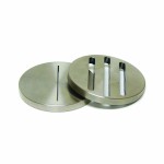 Slotted Disk, 3 Slots, 1/4" Thick, 2.5" Diameter, 5000 Micron