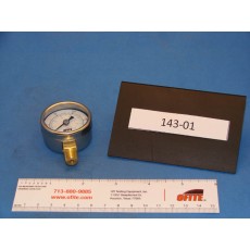 Gauge, Certified, 200 PSI, 1/8" Bottom Connection, 1 1/2" Face